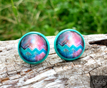 Load image into Gallery viewer, 12MM ROUND CAB COWGIRL CANDY EARRINGS - PATTERNS COLLECTION 2