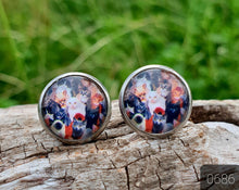 Load image into Gallery viewer, 12MM ROUND CAB COWGIRL CANDY EARRINGS - ANIMALS COLLECTION