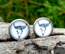 Load image into Gallery viewer, 12MM ROUND CAB COWGIRL CANDY EARRINGS - WILD WEST COLLECTION