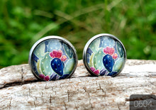 Load image into Gallery viewer, 12MM ROUND CAB COWGIRL CANDY EARRINGS - CACTUS COLLECTION