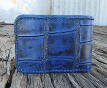 Load image into Gallery viewer, MENS EMBOSSED LEATHER WALLET