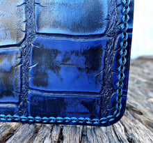 Load image into Gallery viewer, MENS EMBOSSED LEATHER WALLET