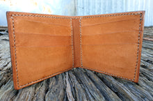 Load image into Gallery viewer, MENS HAIR ON HIDE INLAY BI-FOLD WALLET