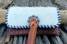 Load image into Gallery viewer, HAIR ON HIDE GENUINE LEATHER BUSINESS CARD HOLDER