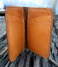 Load image into Gallery viewer, CRAZY HORSE GENUINE LEATHER LACED "SHOTGUN" BI-FOLD WALLET