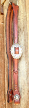 Load image into Gallery viewer, HANDMADE HERMAN OAK SLIP EAR HEADSTALL - Berry Buckle Ox Blood