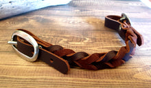 Load image into Gallery viewer, LEATHER SPLICED CHIN STRAP