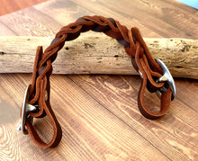 Load image into Gallery viewer, LEATHER SPLICED CHIN STRAP