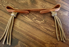 Load image into Gallery viewer, SIMPLE LEATHER CHIN STRAP with BUTTON KNOTS