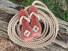 Load image into Gallery viewer, BRAIDED SHOW or PERFORMANCE REINS - 6 or 7 FT