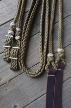 Load image into Gallery viewer, BRAIDED PERFORMANCE REINS with DECORATIVE KNOTS