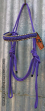 Load image into Gallery viewer, BRAIDED BROWBAND SPLICED BRIDLE HEAD