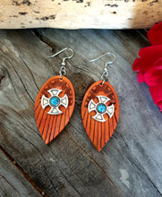 Load image into Gallery viewer, COWGIRL CANDY LEATHER FRINGED EARRINGS
