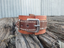 Load image into Gallery viewer, Mens/Womens Genuine Leather Cowboy Style Cuff - Adjustable
