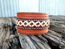 Load image into Gallery viewer, Mens/Womens Genuine Leather Cowboy Style Cuff - Adjustable
