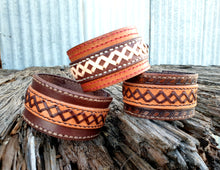 Load image into Gallery viewer, Mens/Womens Genuine Leather Cowboy Style Cuff - Adjustable
