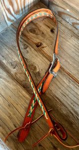 HANDMADE LACED SLIP EARRED HEADSTALL