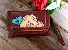 Load image into Gallery viewer, &#39;The Palomino&#39; Tooled Leather Clutch
