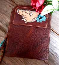 Load image into Gallery viewer, &#39;The Palomino&#39; Tooled Leather Clutch
