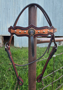 Dark Horse Collection -  Shaped Brow Headstall "Gunslinger"