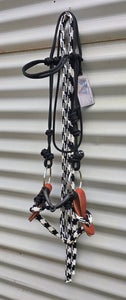 COMPLETE KNOTTED ROPE BRIDLE SET