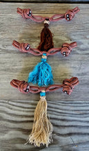 Load image into Gallery viewer, KNOTTED ROPE CHIN STRAP with Decorative Knots and Tassel
