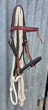 Load image into Gallery viewer, Cotton Training Reins for Loping Hackamores
