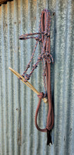 Load image into Gallery viewer, AMERICAN STYLE LOPING HACKAMORE with LARIAT ROPE BOSAL

