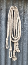 Load image into Gallery viewer, Hand Braided Heavy Cotton Split Reins 7/8&quot; Wide
