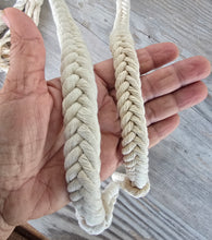 Load image into Gallery viewer, Hand Braided Heavy Cotton Split Reins 7/8&quot; Wide
