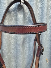 Load image into Gallery viewer, Custom Made Work/Show/Ranch Bridle Leather Headstall - Cob or Full
