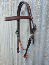 Load image into Gallery viewer, Custom Made Work/Show/Ranch Bridle Leather Headstall - Cob or Full
