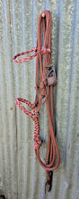 Load image into Gallery viewer, AMERICAN STYLE LOPING HACKAMORE with PLAITED ROPE BOSAL
