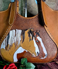 Load image into Gallery viewer, Handmade Genuine Leather Bag 'Painted Pair"
