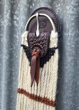 Load image into Gallery viewer, MOHAIR CINCH with Herman Oak Leather Buckle Guards
