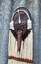 Load image into Gallery viewer, MOHAIR CINCH with Herman Oak Leather Buckle Guards
