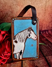 Load image into Gallery viewer, Boot Card Wallet - Medicine Hat Paint Horse
