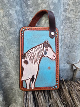 Load image into Gallery viewer, Boot Card Wallet - Medicine Hat Paint Horse
