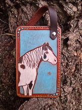 Load image into Gallery viewer, Boot Card Wallet - Medicine Hat Paint Horse
