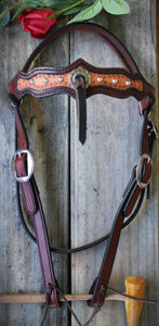 Dark Horse Collection -  Shaped Brow Headstall "Gunslinger"