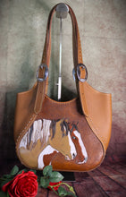 Load image into Gallery viewer, Handmade Genuine Leather Bag 'Painted Pair"
