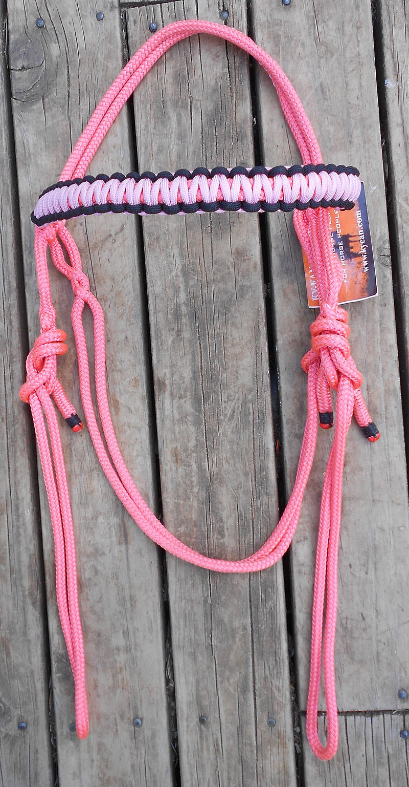 BRAIDED BROWBAND SPLICED BRIDLE HEAD