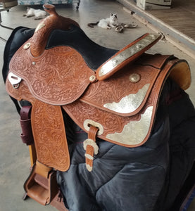 LAZY C SHOW SADDLE - As New- Imported USA