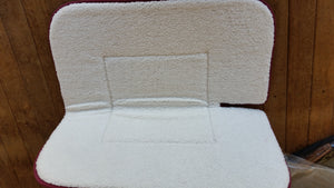QUALITY FLEECE LINED CUT BACK PAD