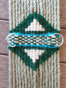 PURE MOHAIR CINCH - SAGE/GREEN - 32 INCHES