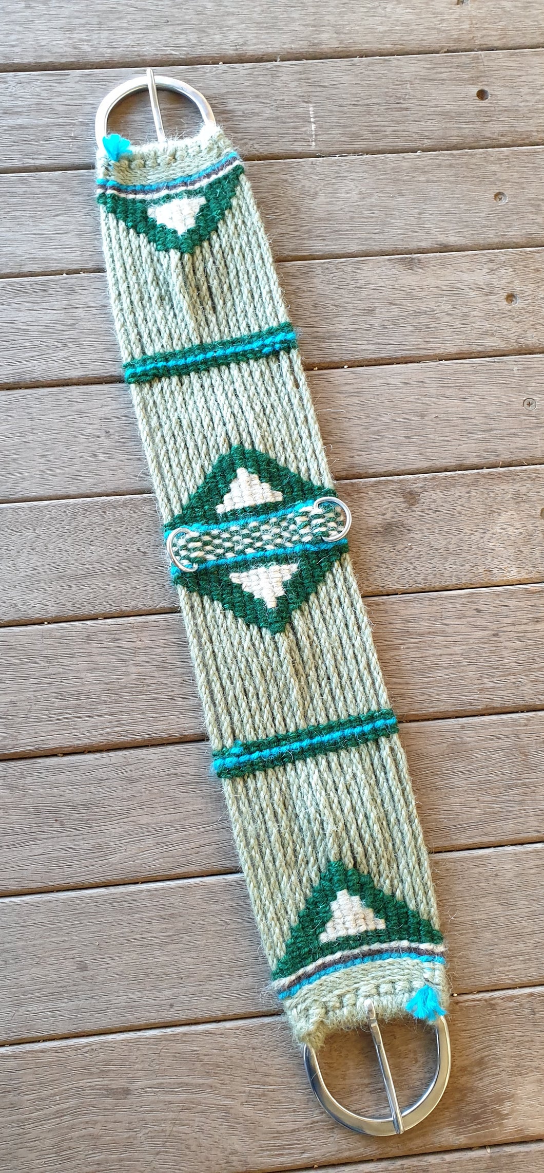 PURE MOHAIR CINCH - SAGE/GREEN - 32 INCHES