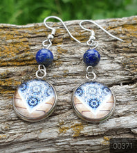 Load image into Gallery viewer, 12MM CAB COWGIRL CANDY CRYSTAL/STONE DANGLE EARRINGS COLLECTION
