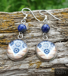 12MM CAB COWGIRL CANDY CRYSTAL/STONE DANGLE EARRINGS COLLECTION