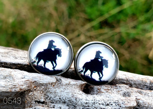 14MM COWGIRL CANDY EARRINGS - HORSE COLLECTION