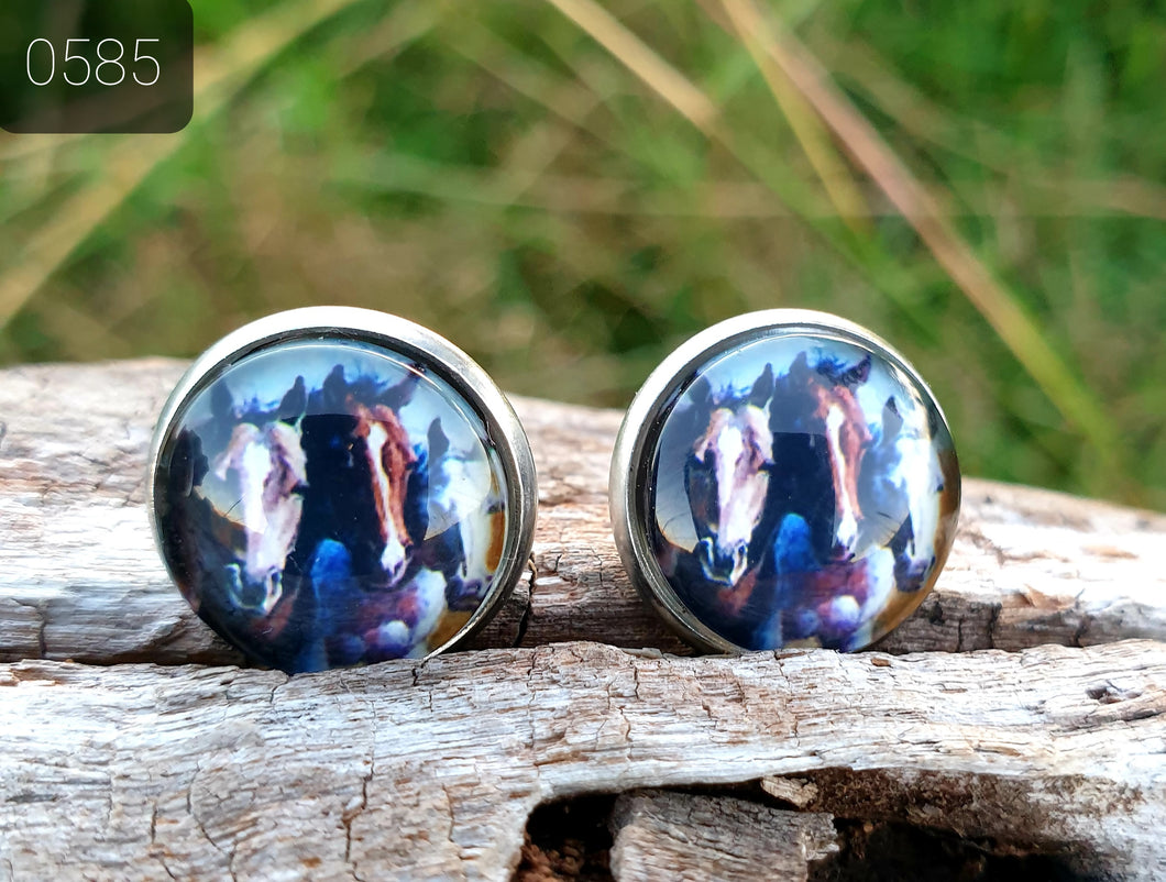 14MM COWGIRL CANDY EARRINGS - HORSE COLLECTION